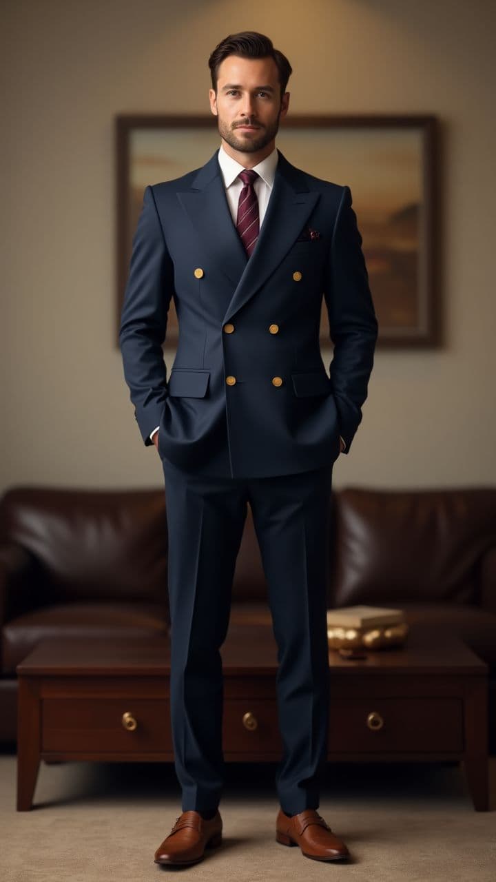Tailored Suit Classic Navy