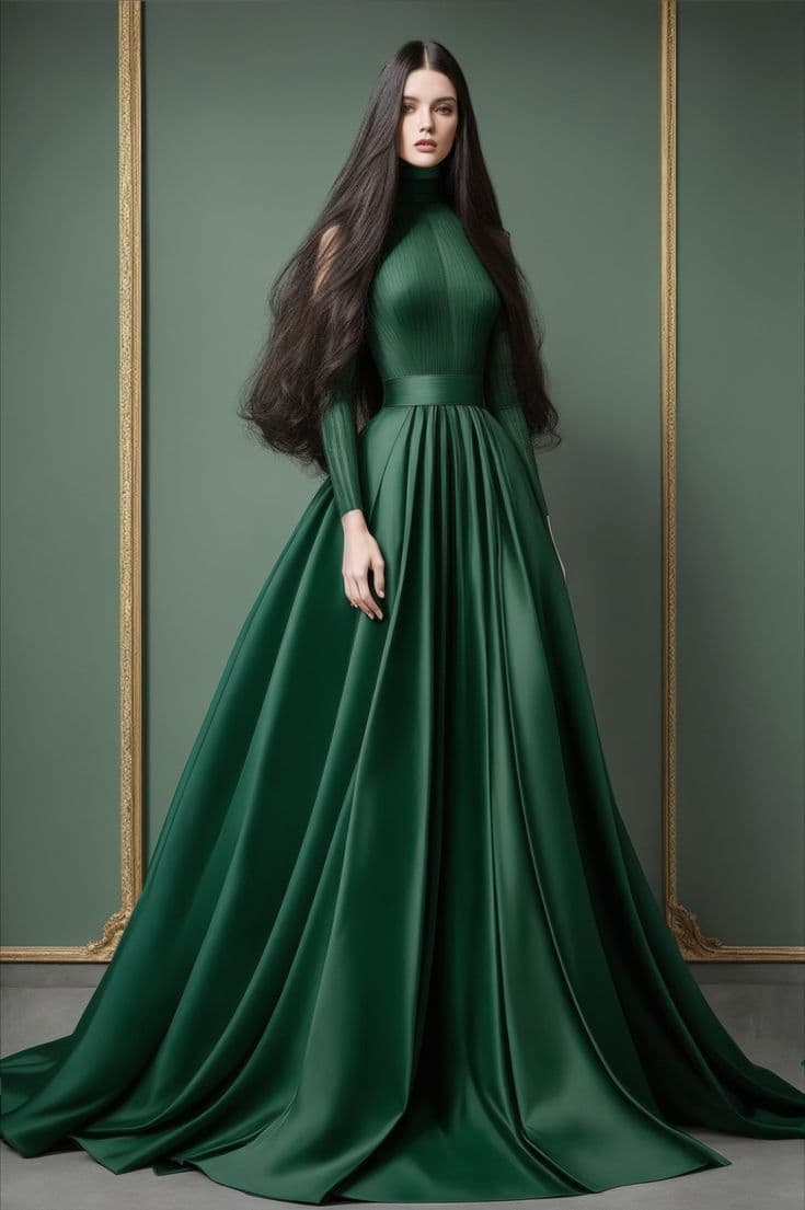 Silk Evening Dress